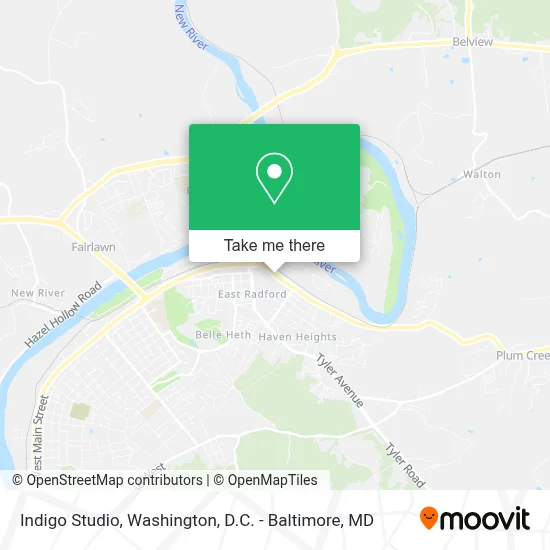 Indigo Studio map