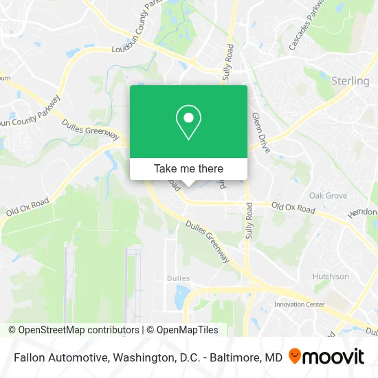 Fallon Automotive map