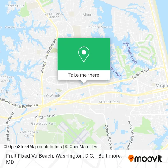 Fruit Fixed Va Beach map