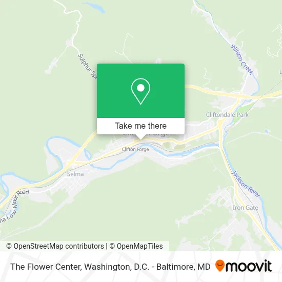 The Flower Center map