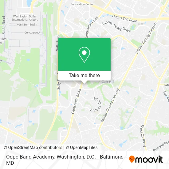 Odpc Band Academy map