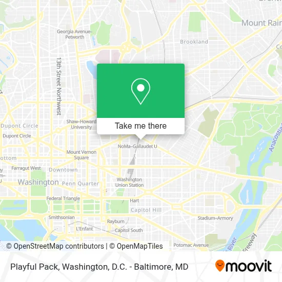 Playful Pack map