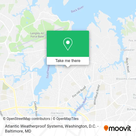 Atlantic Weatherproof Systems map