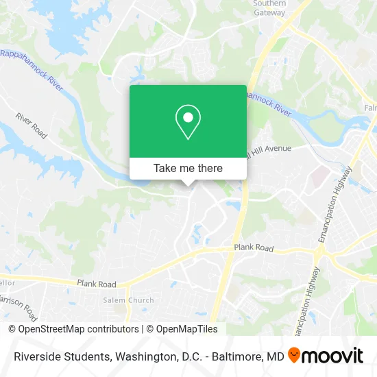 Riverside Students map