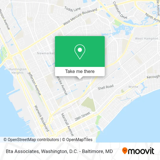 Bta Associates map