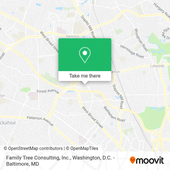 Family Tree Consulting, Inc. map