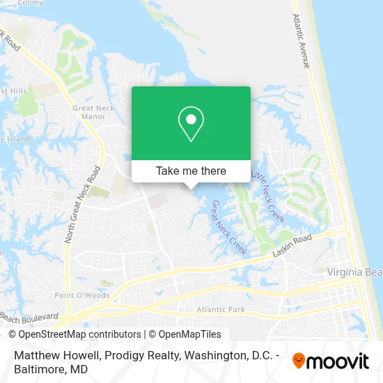 Matthew Howell, Prodigy Realty map