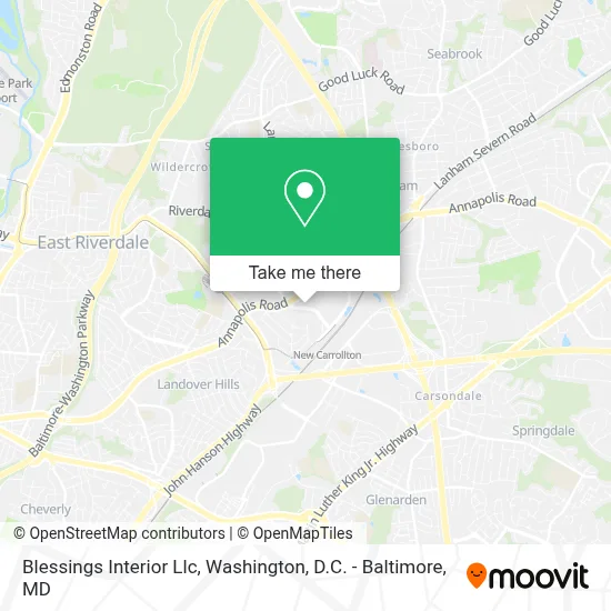 Blessings Interior Llc map