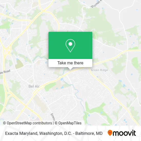 Exacta Maryland map