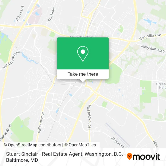 Stuart Sinclair - Real Estate Agent map