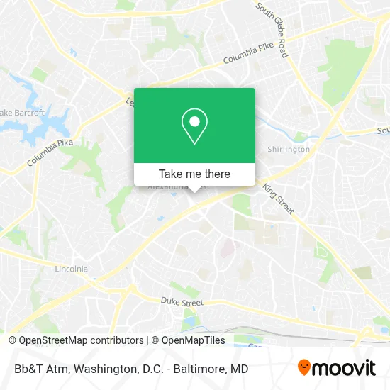 Bb&T Atm map