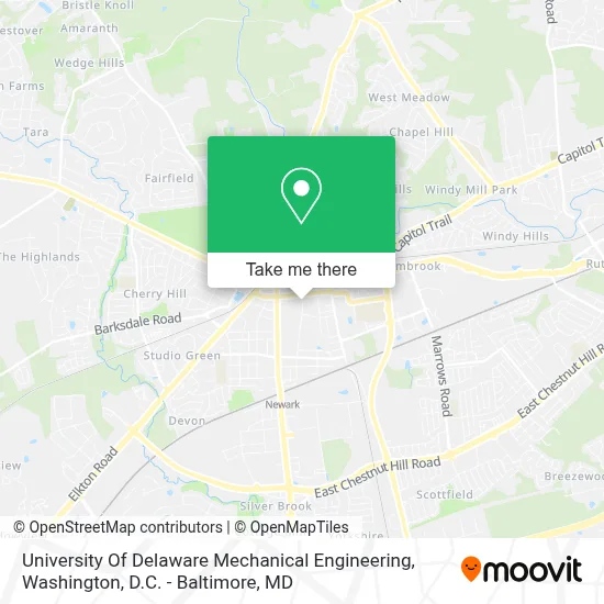 University Of Delaware Mechanical Engineering map