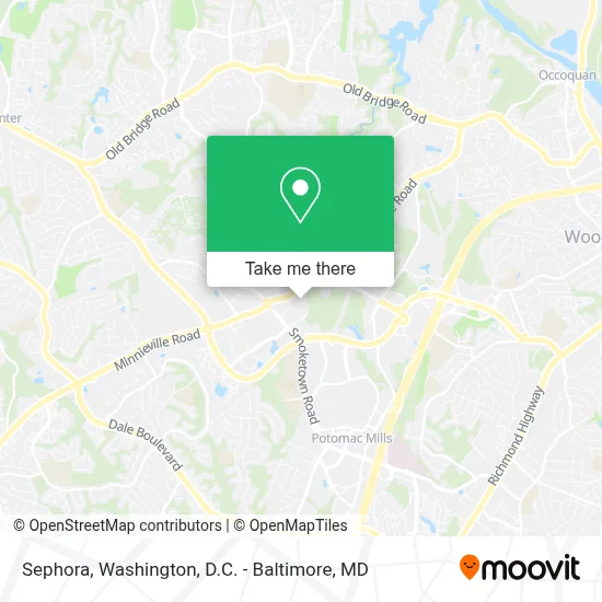 Sephora map