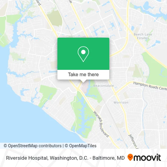 Riverside Hospital map
