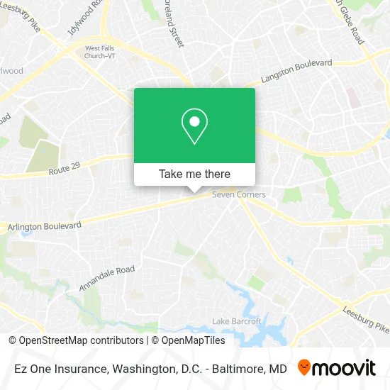 Ez One Insurance map