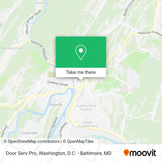 Door Serv Pro map