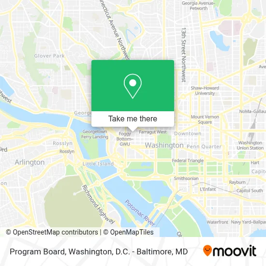 Program Board map