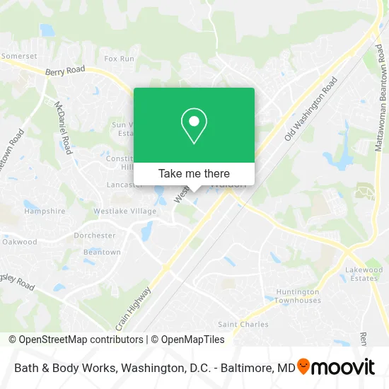 Bath & Body Works map