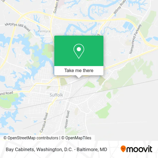 Bay Cabinets map
