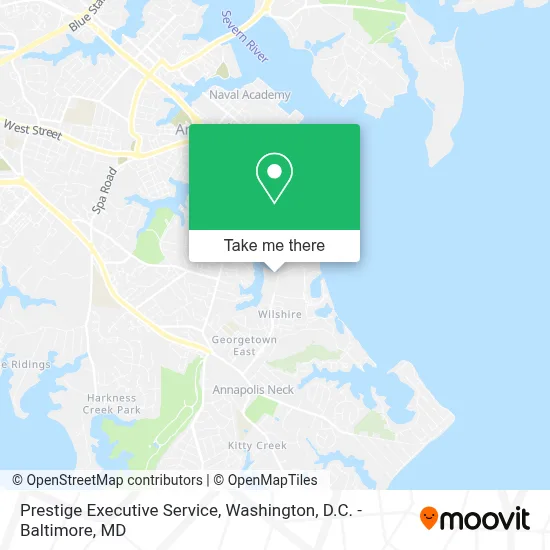 Prestige Executive Service map