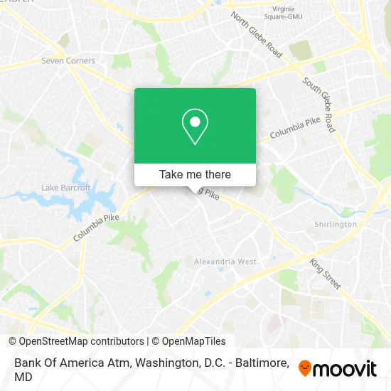 Bank Of America Atm map