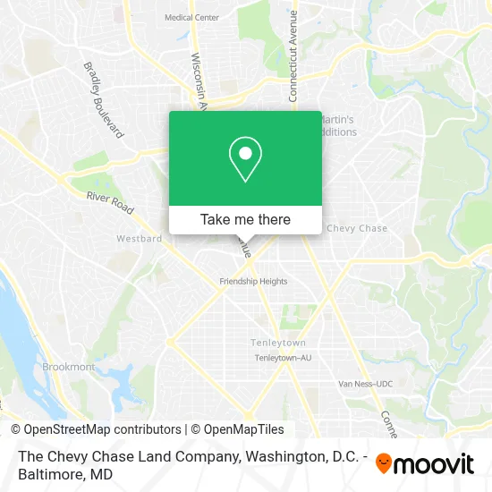 The Chevy Chase Land Company map
