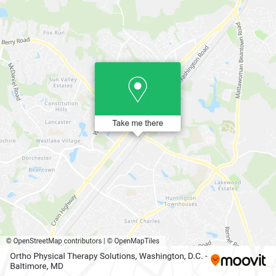 Ortho Physical Therapy Solutions map
