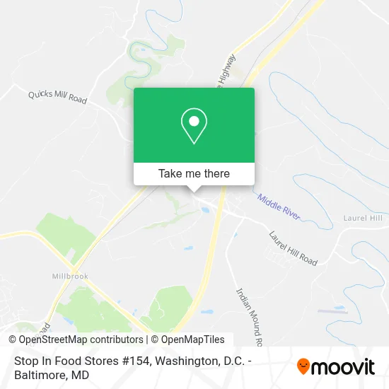 Stop In Food Stores #154 map