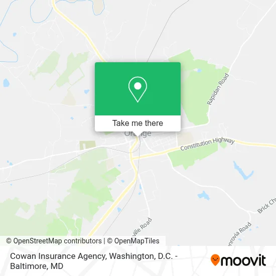 Cowan Insurance Agency map