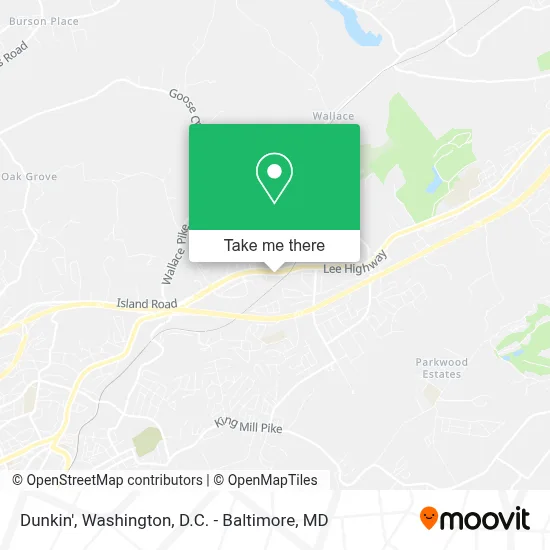Dunkin' map