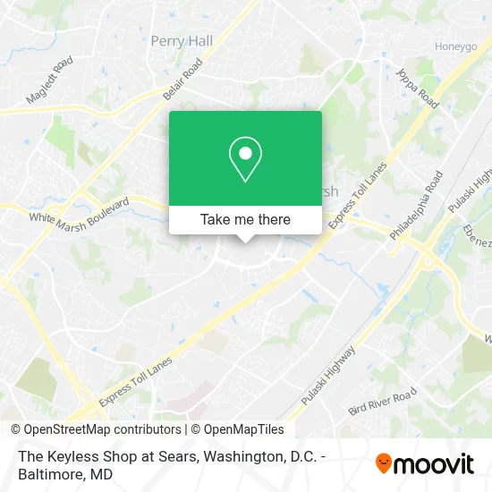 The Keyless Shop at Sears map
