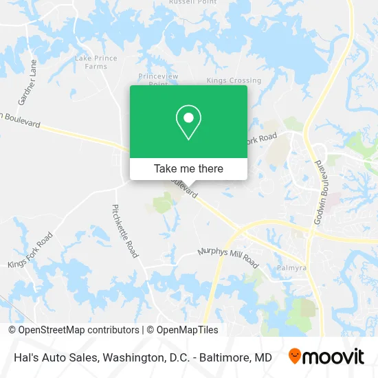 Hal's Auto Sales map