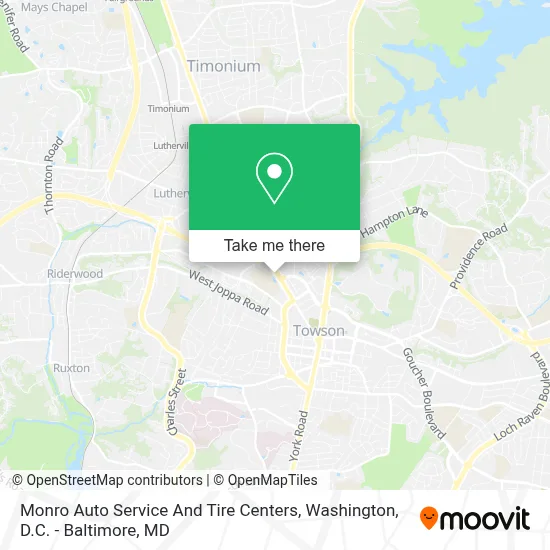 Monro Auto Service And Tire Centers map