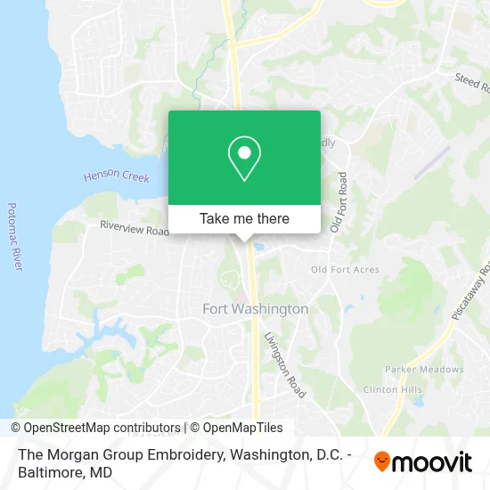 The Morgan Group Embroidery map