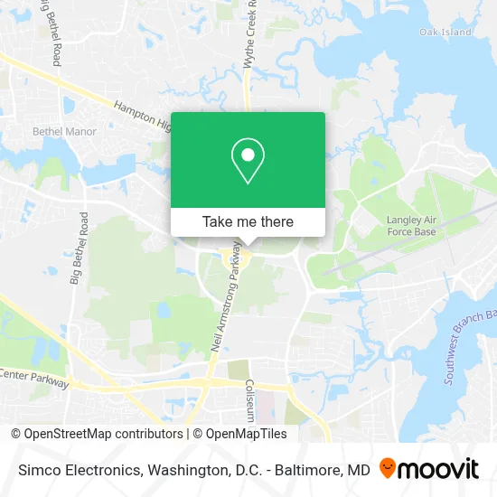 Simco Electronics map