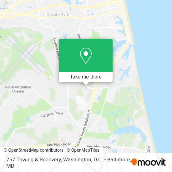 757 Towing & Recovery map