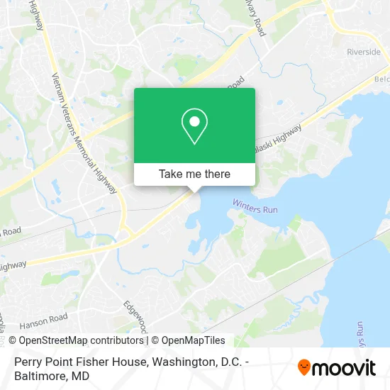 Perry Point Fisher House map