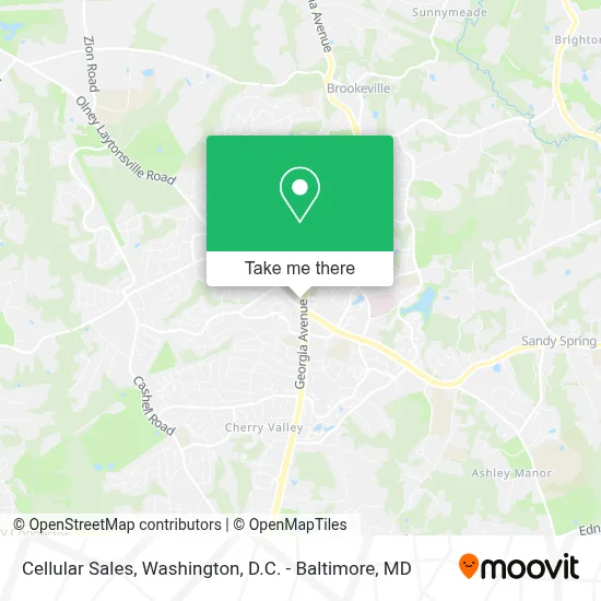 Cellular Sales map