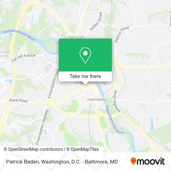 Patrick Baden map