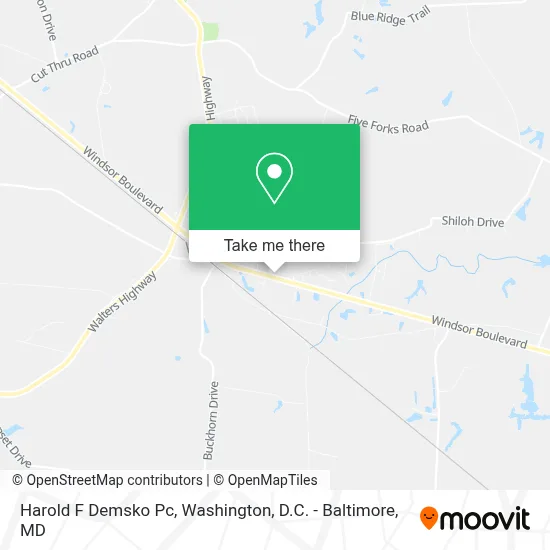 Harold F Demsko Pc map