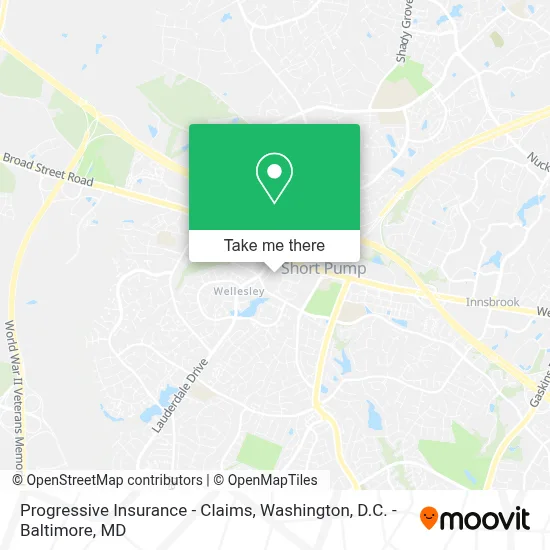 Progressive Insurance - Claims map