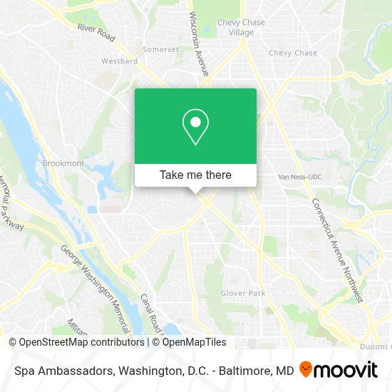 Spa Ambassadors map