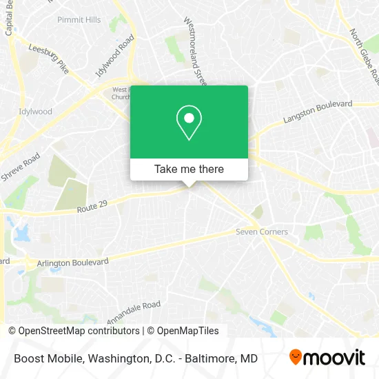 Boost Mobile map