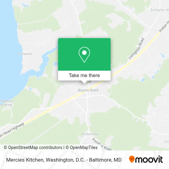 Mercies Kitchen map