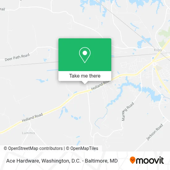 Ace Hardware map