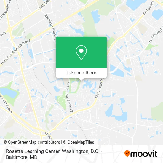Rosetta Learning Center map