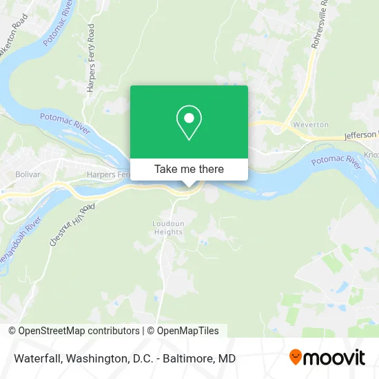Waterfall map