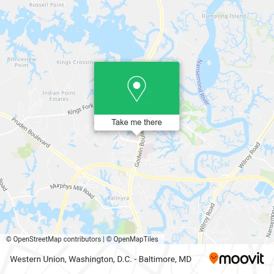 Western Union map