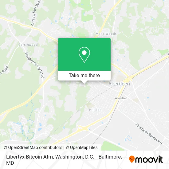 Libertyx Bitcoin Atm map