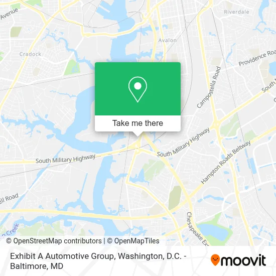Exhibit A Automotive Group map